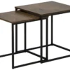 Lot De 2 Tables Basses Noires Vintages DENNY -Meilleur Meubles Magasin table basse 17436455