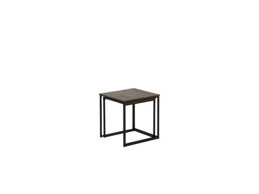 Lot De 2 Tables Basses Noires Vintages DENNY -Meilleur Meubles Magasin table basse 17436463
