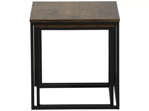 Lot De 2 Tables Basses Noires Vintages DENNY -Meilleur Meubles Magasin table basse 17436465