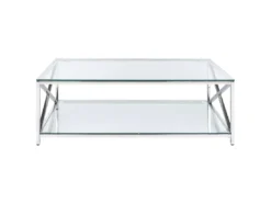 Table Basse Argentée AUDET -Meilleur Meubles Magasin table basse 17465899