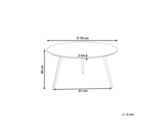 Table Basse Noire à Effet Béton EFFIE -Meilleur Meubles Magasin table basse 17466159