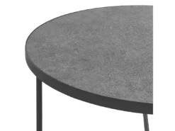 Table Basse Effet Béton Et Noir MELODY Grande Taille -Meilleur Meubles Magasin table basse 17466331