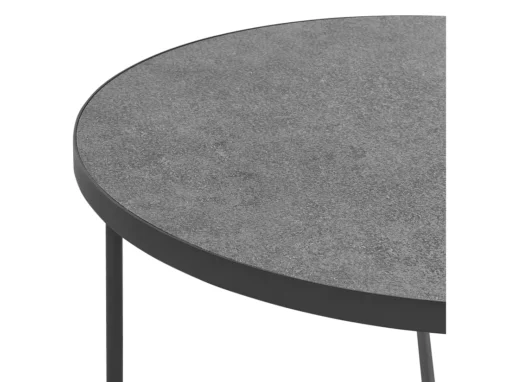 Table Basse Effet Béton Et Noir MELODY Grande Taille -Meilleur Meubles Magasin table basse 17466331