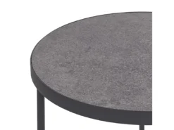 Table Basse Effet Béton Et Noir MELODY Moyenne Taille -Meilleur Meubles Magasin table basse 17466389