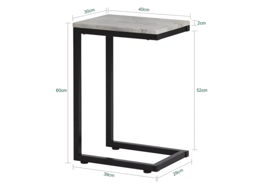 Table D’appoint Moderne Table Basse Bout De Canapé À Café Gris Clair, Fbt44-hg -Meilleur Meubles Magasin table basse 17949777
