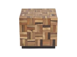 Table Basse En Bois De Teck GAMETI -Meilleur Meubles Magasin table basse 18096623