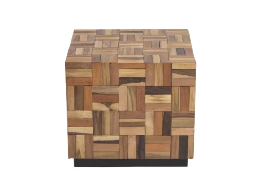 Table Basse En Bois De Teck GAMETI -Meilleur Meubles Magasin table basse 18096623