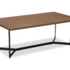 Table Basse Tokyo - Rectangulaire - MDF Et Métal - Noyer -Meilleur Meubles Magasin table basse 18874895