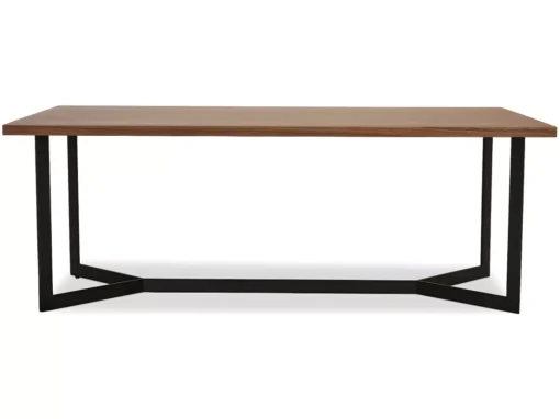 Table Basse Tokyo - Rectangulaire - MDF Et Métal - Noyer -Meilleur Meubles Magasin table basse 18874897