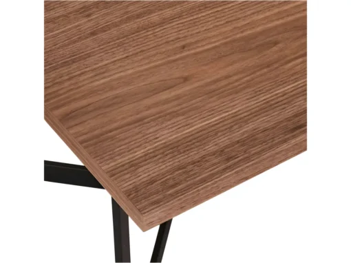 Table Basse Tokyo - Rectangulaire - MDF Et Métal - Noyer -Meilleur Meubles Magasin table basse 18874899