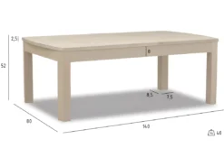 Table Basse Paris - Rectangulaire - Chêne Massif - Naturel -Meilleur Meubles Magasin table basse 18875093