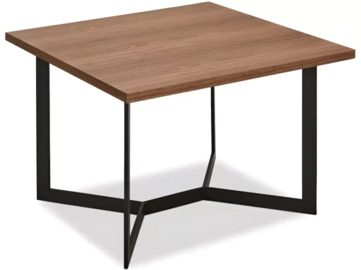 Table Basse Tokyo - Carrée - MDF Et Métal - Noyer -Meilleur Meubles Magasin table basse 18875187