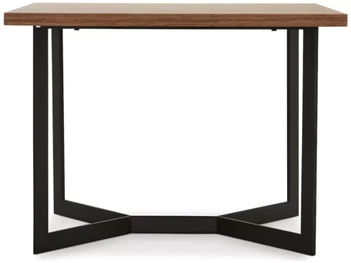 Table Basse Tokyo - Carrée - MDF Et Métal - Noyer -Meilleur Meubles Magasin table basse 18875189