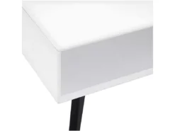 Table Basse Avec Tiroirs Lyon - Rectangulaire - MDF Et Bois - Blanc -Meilleur Meubles Magasin table basse 18876335