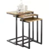 Lot De 3 Tables Basses Gigognes Set De 3 Tables D'appoint Empilables, FBT102-F -Meilleur Meubles Magasin table basse 19123893