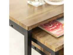 Lot De 3 Tables Basses Gigognes Set De 3 Tables D'appoint Empilables, FBT102-F -Meilleur Meubles Magasin table basse 19123903