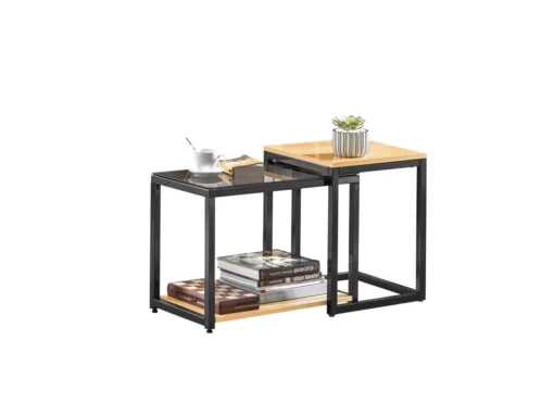 Tables Basses Gigognes - Set De 2, Fbt35-sch -Meilleur Meubles Magasin table basse 19124447