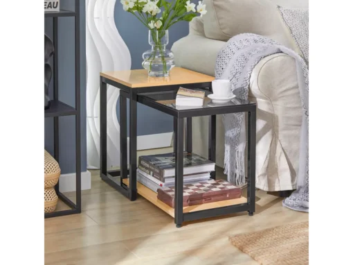 Tables Basses Gigognes - Set De 2, Fbt35-sch -Meilleur Meubles Magasin table basse 19124455