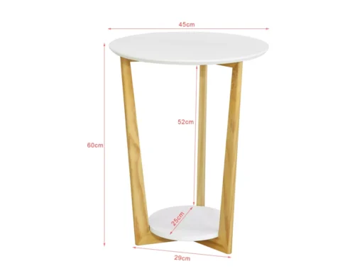 Table Basse Ronde Guéridon Table D'appoint Table Café - 3 Pieds, Fbt52-wn -Meilleur Meubles Magasin table basse 19124681