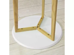 Table Basse Ronde Guéridon Table D'appoint Table Café - 3 Pieds, Fbt52-wn -Meilleur Meubles Magasin table basse 19124691