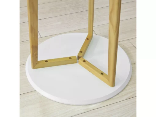 Table Basse Ronde Guéridon Table D'appoint Table Café - 3 Pieds, Fbt52-wn -Meilleur Meubles Magasin table basse 19124691