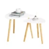 Set De 2 Tables Basses Gigognes Table CaféTable D'Appoint Table Basse Guéridon, FBT74-W -Meilleur Meubles Magasin table basse 19125339