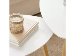 Set De 2 Tables Basses Gigognes Table CaféTable D'Appoint Table Basse Guéridon, FBT74-W -Meilleur Meubles Magasin table basse 19125351