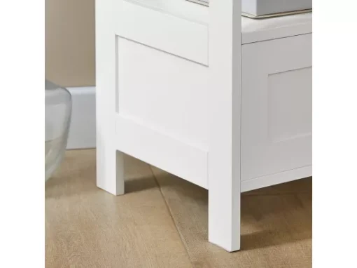 Table D’appoint Haute Bout De Canapé Étagère De Rangement N 3 Niveaux Avec 1 Tiroir, Fbt91-w -Meilleur Meubles Magasin table basse 19125501