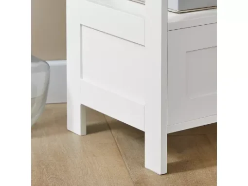 Table D’appoint Haute Bout De Canapé Étagère De Rangement N 3 Niveaux Avec 1 Tiroir, Fbt91-w -Meilleur Meubles Magasin table basse 19125509