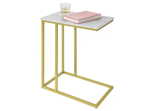 Table D’appoint Moderne Bout De Canapé À Café Table De Chevet Effet Marbre,fbt87-g -Meilleur Meubles Magasin table basse 19125511