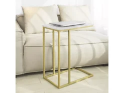 Table D’appoint Moderne Bout De Canapé À Café Table De Chevet Effet Marbre,fbt87-g -Meilleur Meubles Magasin table basse 19125519
