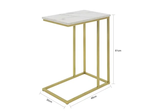 Table D’appoint Moderne Bout De Canapé À Café Table De Chevet Effet Marbre,fbt87-g -Meilleur Meubles Magasin table basse 19125521