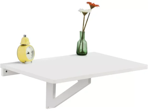 Table Murale Rabattable En Bois, Table De Cuisine, Table Enfant, L60×P40cm -Blanc, FWT03-W -Meilleur Meubles Magasin table basse 19308871