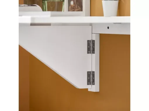 Table Murale Rabattable En Bois, Table De Cuisine, Table Enfant, L60×P40cm -Blanc, FWT03-W -Meilleur Meubles Magasin table basse 19308885