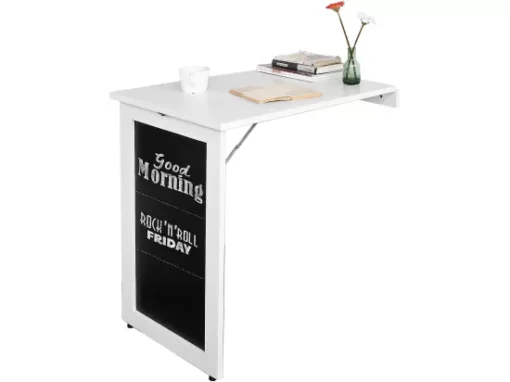 Table Pliable Murale Bureau Avec Mémo Board Table Murale Pliable Bureau Rabattable, FWT20-W -Meilleur Meubles Magasin table basse 19309069