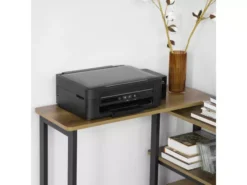 Table D'appoint Rotative, Bout De Canapé à Roulettes, Table Console Mobile Avec 2 étagères, FWT83-PF 18 Table D'appoint Rotative, Bout De Canapé à Roulettes, Table Console Mobile Avec 2 étagères, FWT83-PF -Meilleur Meubles Magasin table basse 19310899