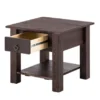 Table Basse Avec 1 Tiroir En Pin Marron Foncé -Meilleur Meubles Magasin table basse 19373579