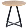 Table D'appoint Teinte Bois Clair Et Noir ATOKA -Meilleur Meubles Magasin table basse 21041907