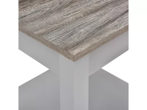 Table Basse Avec 1 étagère En MDF Gris -Meilleur Meubles Magasin table basse 21678397
