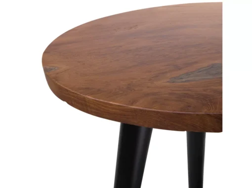 Table Appoint En Bois De Teck ⌀ 45 Cm DETAH -Meilleur Meubles Magasin table basse 23016429