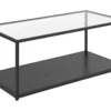 Table Basse Noire En Verre MEDORA -Meilleur Meubles Magasin table basse 23017095