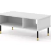 Table Basse SHERWOOD 110x55 Cm Fraisée Sur Pieds Blanc Mat -Meilleur Meubles Magasin table basse 23499727