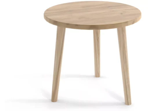 Table Basse MALIBO 60 Cm Ronde Chêne Craft Doré -Meilleur Meubles Magasin table basse 24154267