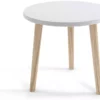 Table Basse MALIBO 60 Cm Ronde Blanc Mat -Meilleur Meubles Magasin table basse 24154285