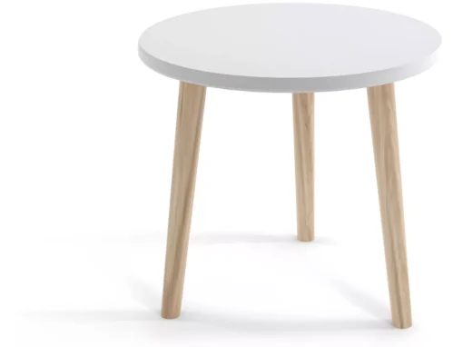 Table Basse MALIBO 60 Cm Ronde Blanc Mat -Meilleur Meubles Magasin table basse 24154285