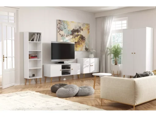Table Basse MALIBO 60 Cm Ronde Blanc Mat -Meilleur Meubles Magasin table basse 24154289