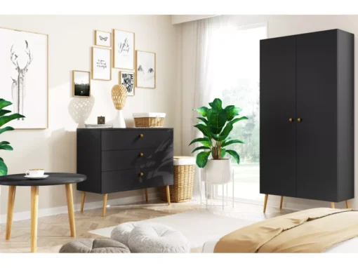 Table Basse MALIBO 60 Cm Ronde Noir Mat -Meilleur Meubles Magasin table basse 24154303