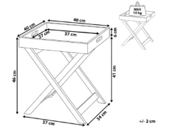 Table Basse Grise CHESTER -Meilleur Meubles Magasin table basse 24790525