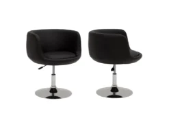 Tabouret De Bar Noir NOLAN - HAPPY GARDEN -Meilleur Meubles Magasin tabouret haut 10779913