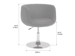 Tabouret De Bar Noir NOLAN - HAPPY GARDEN -Meilleur Meubles Magasin tabouret haut 10779917